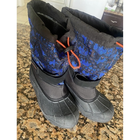 Columbia Youth Powderbug Plus II Print Snow Boot Size 7 M Big Kid - Picture 1 of 5